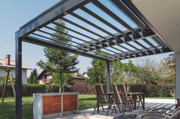 Pergola aus Metall - Robust, individuell und langlebig