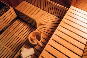 Gartensauna mit Eckeinstieg - das Platzwunder