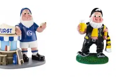 Die coolsten Gartenzwerge für Fußball Fans
