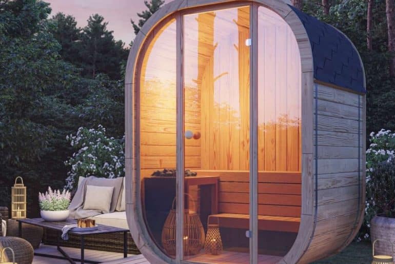 Fjordholz Fass-Sauna - Luxe-1 Premium